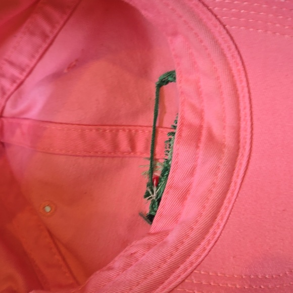 Smathers & Branson Pink Embroidered Alligator/Crocodile Adjustable Hat - Picture 4 of 7